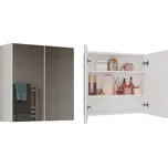 Topeshop Pola 2DL zrcadlová skříňka