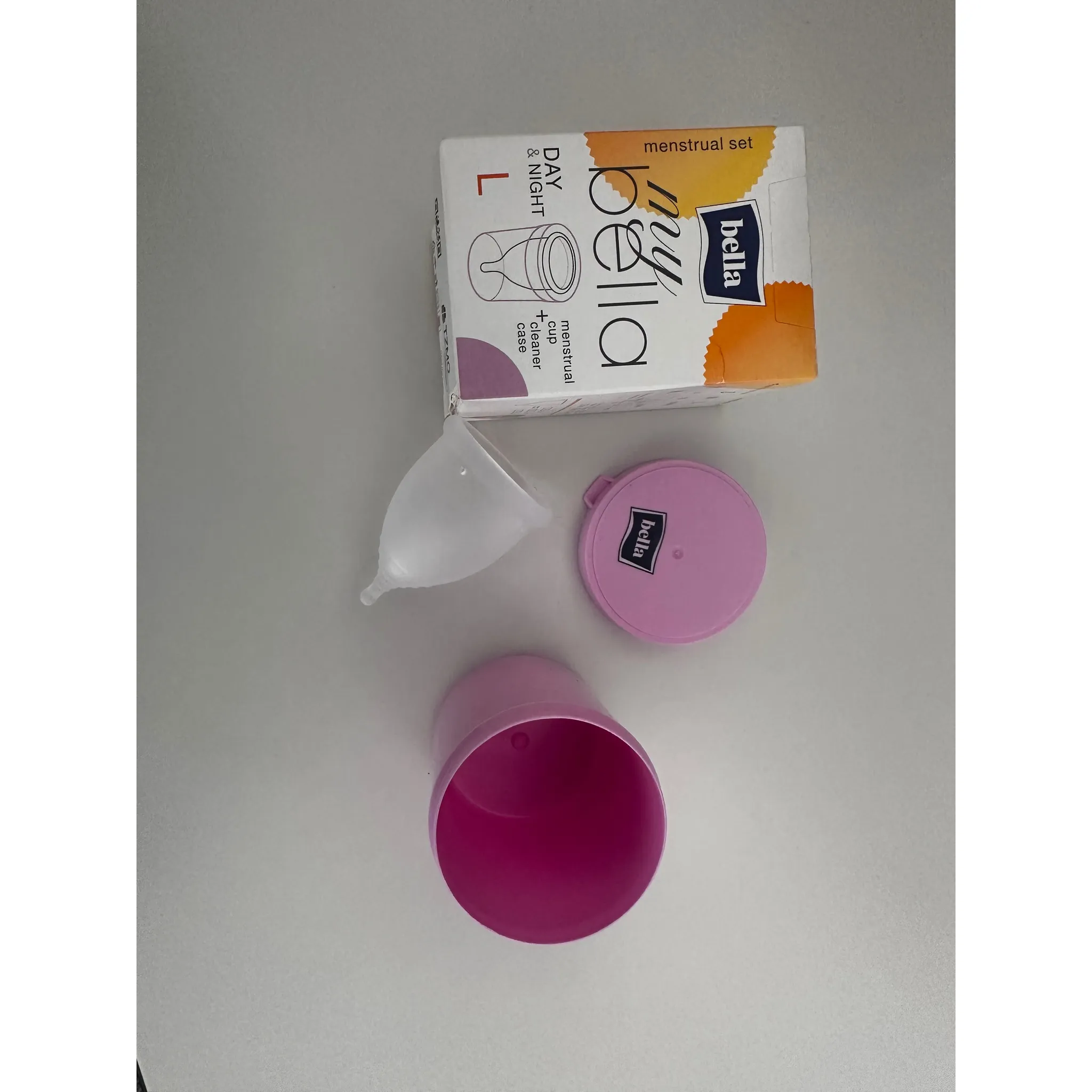 Fotografie 5 - Menstruační kalíšek Bella MyBella Comfort menstruační kalíšek + čisticí pouzdro M