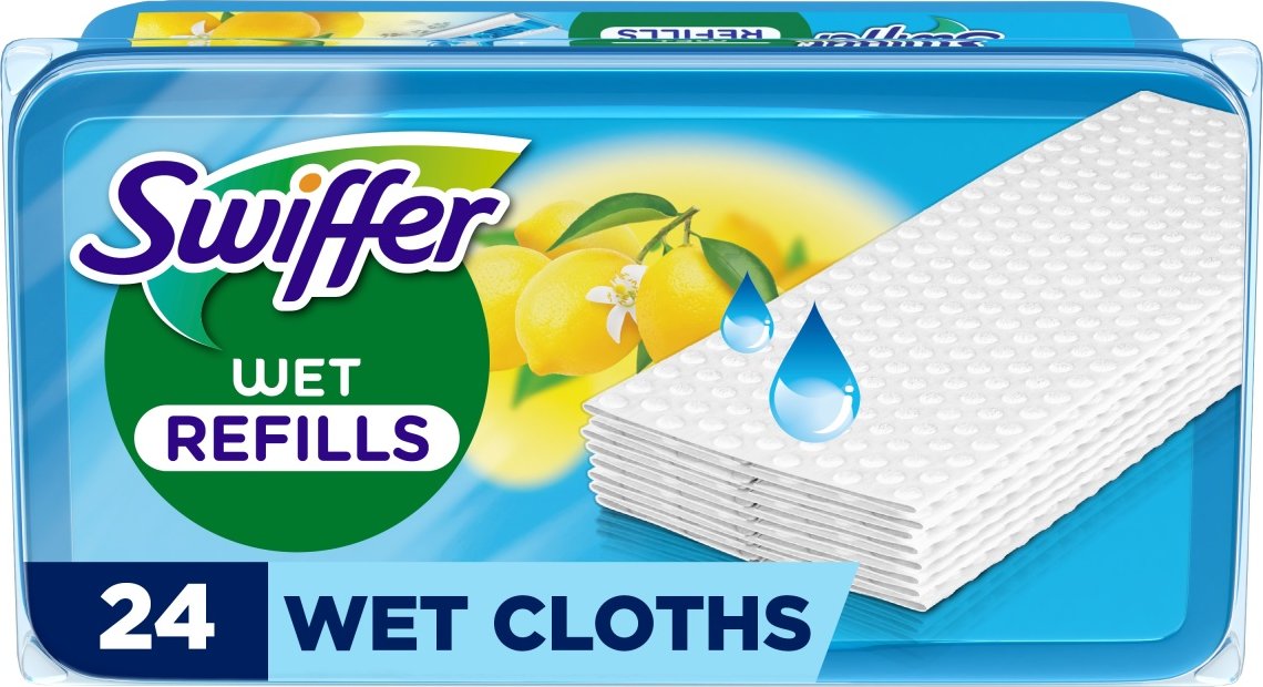 Swiffer Sweeper náhradní vlhčené čisticí hadříky 24 ks