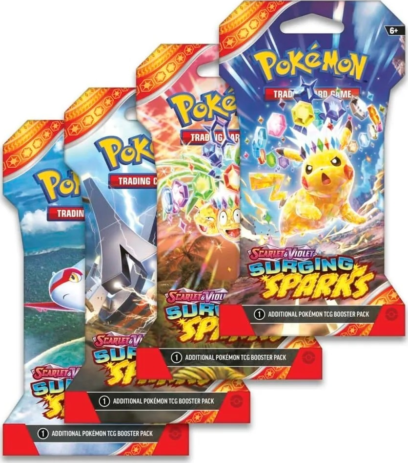 Pokémon TCG: SV08 Surging Sparks - booster (10 karet)