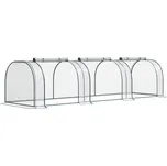 Outsunny Pařeniště půlkulaté 3,5 x 0,8…