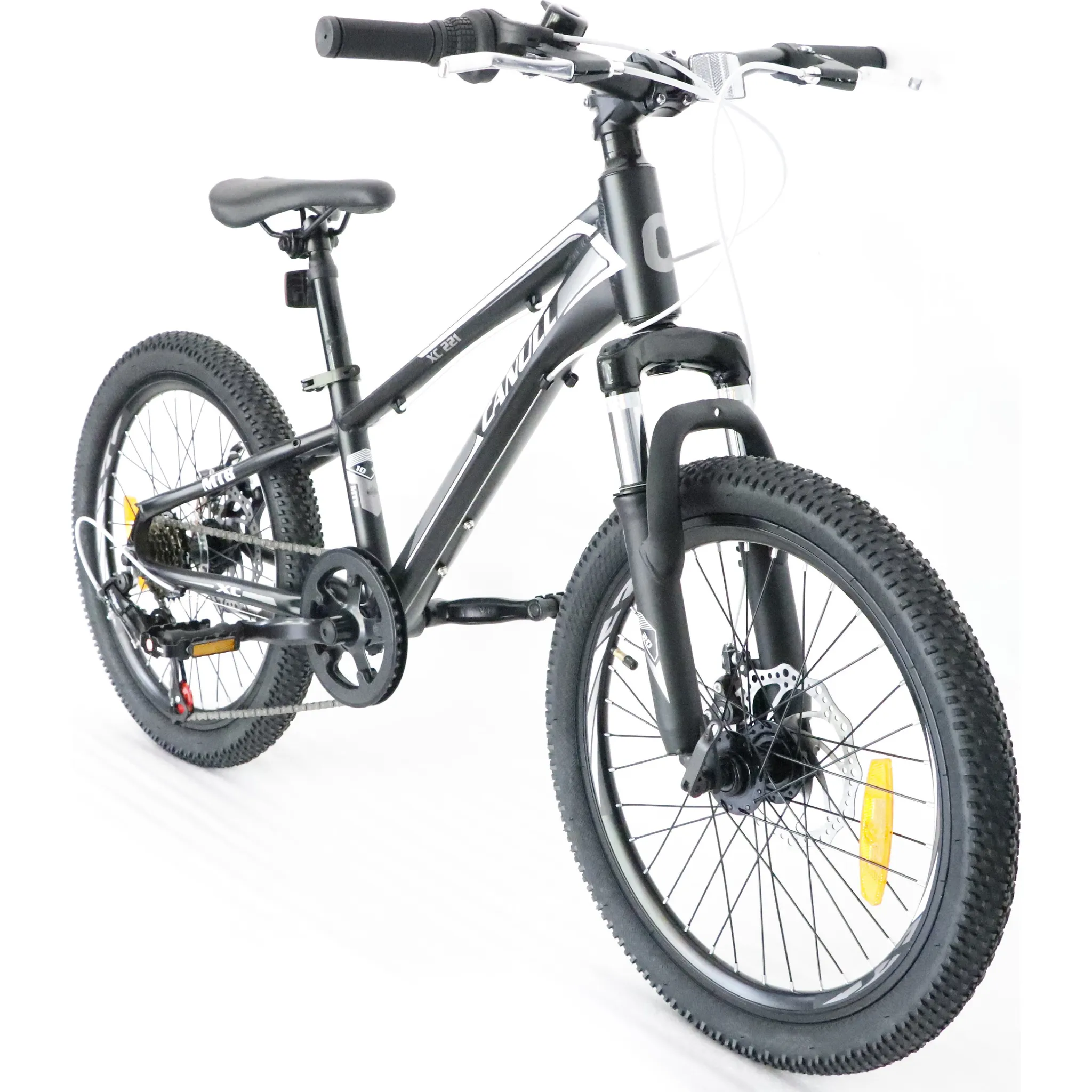 Fotografie 2 - Dětské kolo Canull XC 221 20" 2025 černé/bílé