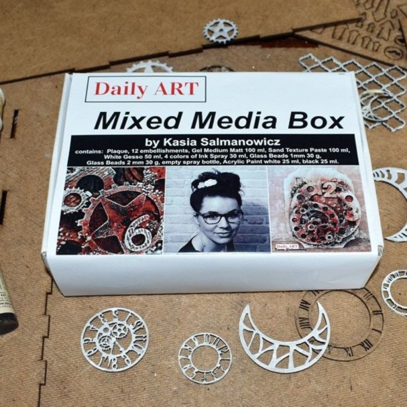 Daily Art Sada Mixed media box Kasia Salmanowicz