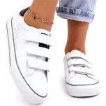 Big Star Tenisky na suchý zip bílé