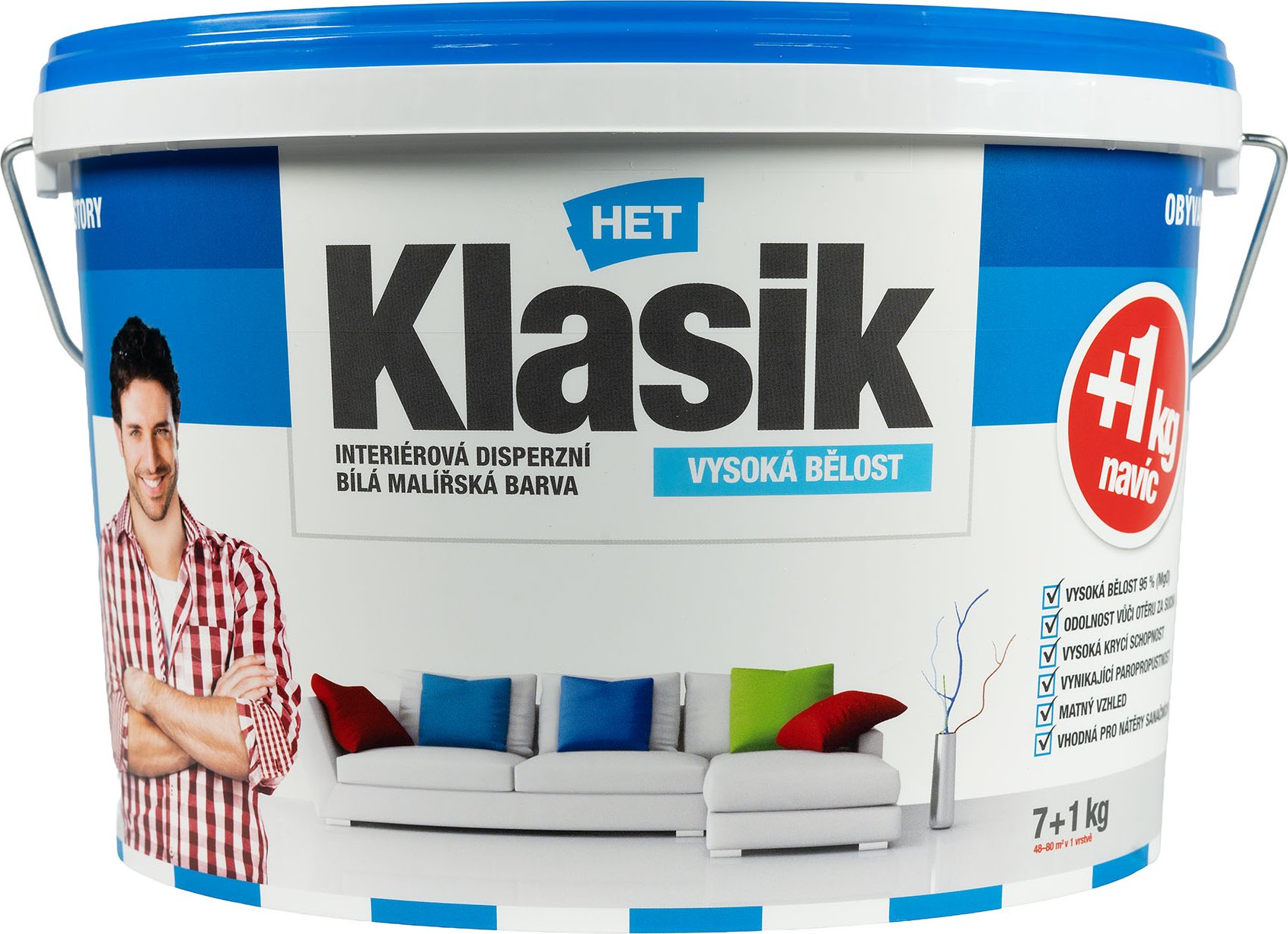 Het s.r.o. Klasik bílý 7+1kg HET