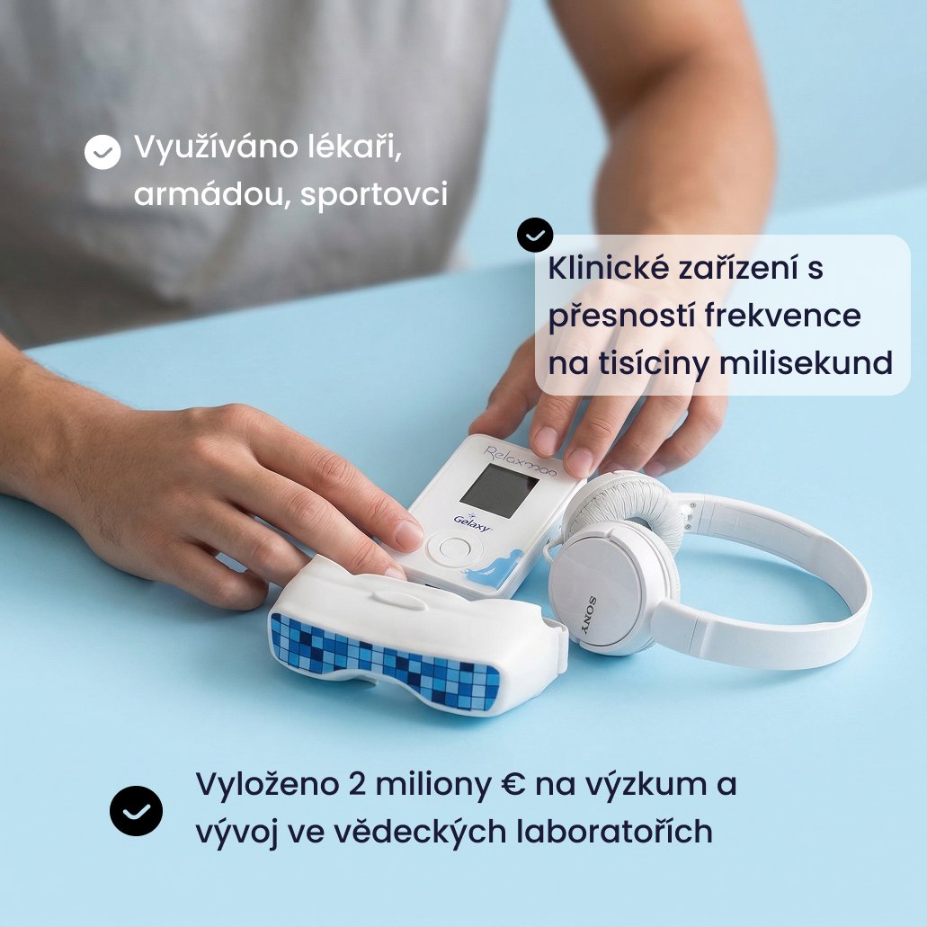 Galaxy AVS přístroj Relaxman Premium Plus - na zlepšení zdraví, relaxaci a osobní rozvoj