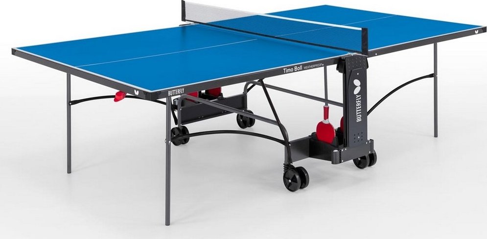 Stůl BUTTERFLY Timo Boll Outdoor + obal na stůl zdarma modrá