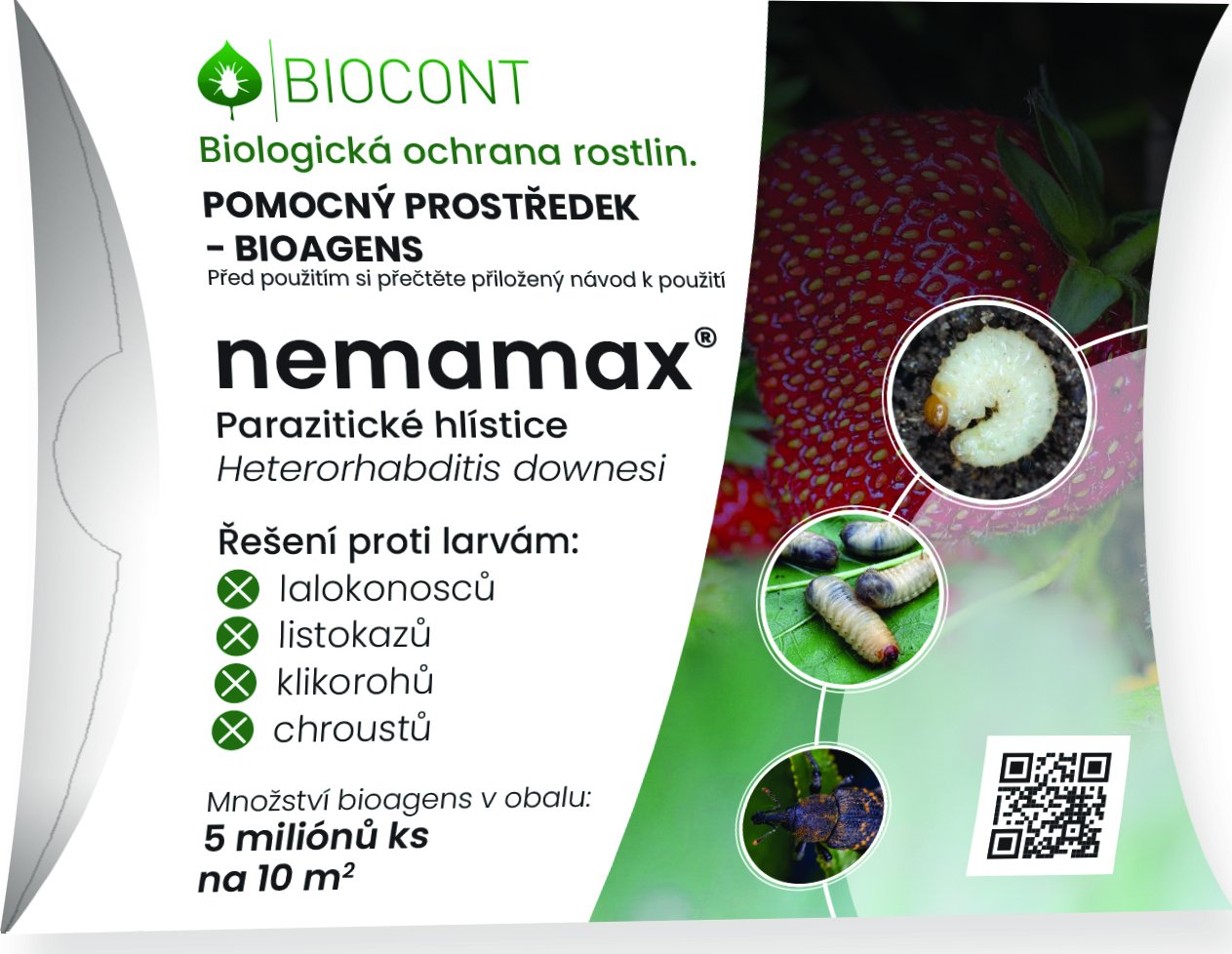 Biocont Nemamax 5 mil. Parazitické hlístice Heterorhabditis downesi