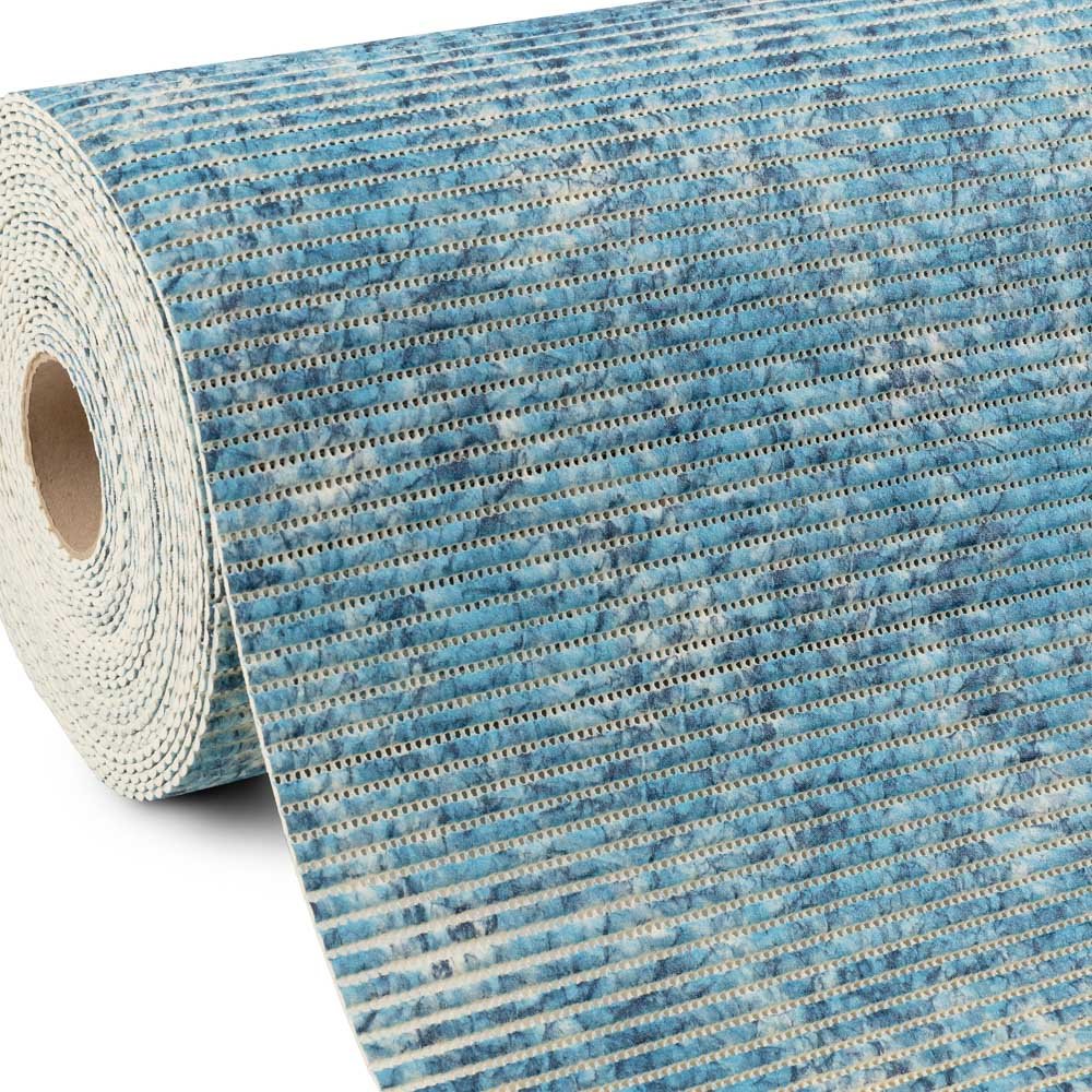 Koupelnová pěnová rohož / předložka PRO-078 Modrá batika - metráž šířka 65 cm