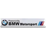 Kovová samolepka Powered By BMW…