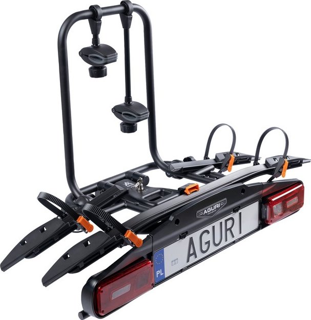 Nosič kol na tažné zařízení Aguri Active Bike PRO 2 Black sklopný