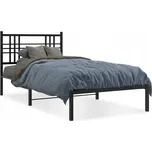 vidaXL Kovový rám postele s čelem 90 x…