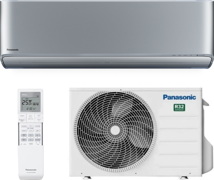 Panasonic Etherea 2,5 kW stříbrná