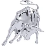 4CAR Kovová 3D samolepka býk 100 x 60 mm