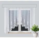 Ola kusová oblouková záclona bílá