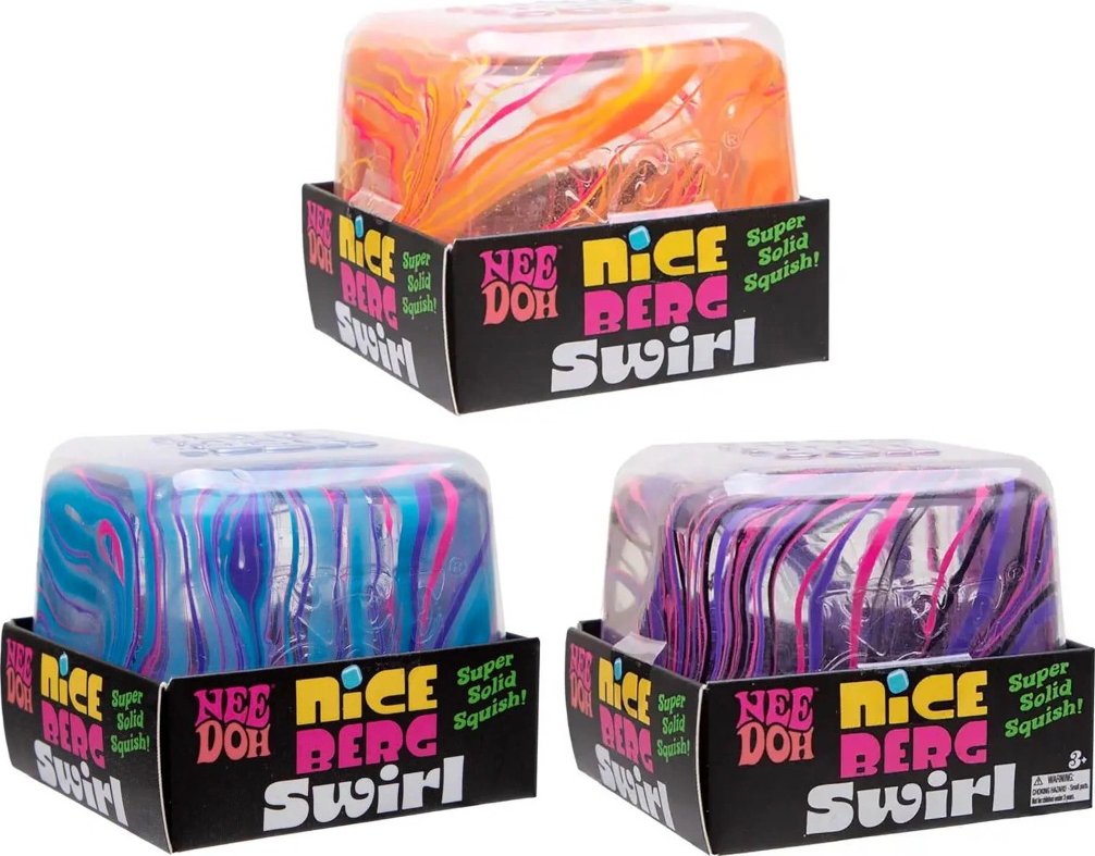 Schylling NeeDoh Mačkací kostka Nice Berg Swirl