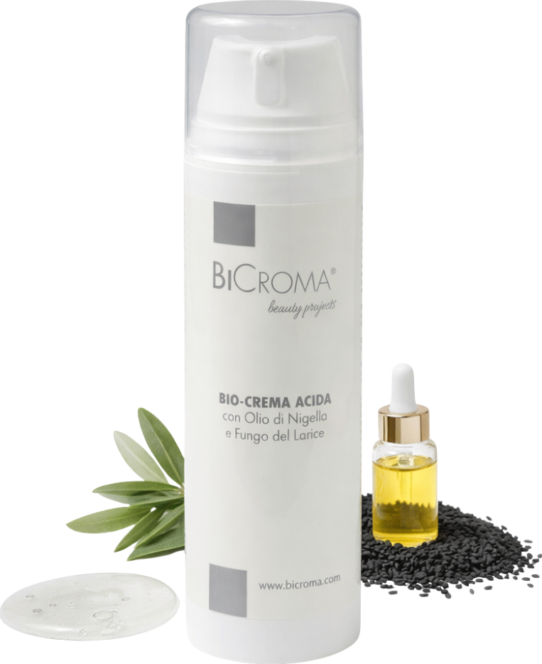BiCroma BIO krém s kyselinou mléčnou (AHA) pro vyhlazení a sjednocení pleti 150 ml