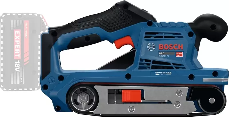 06012C2000 Aku pásová bruska 18V bez aku Bosch PRO GBS18V-75