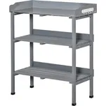 Outsunny Květinový stůl s kovovou…