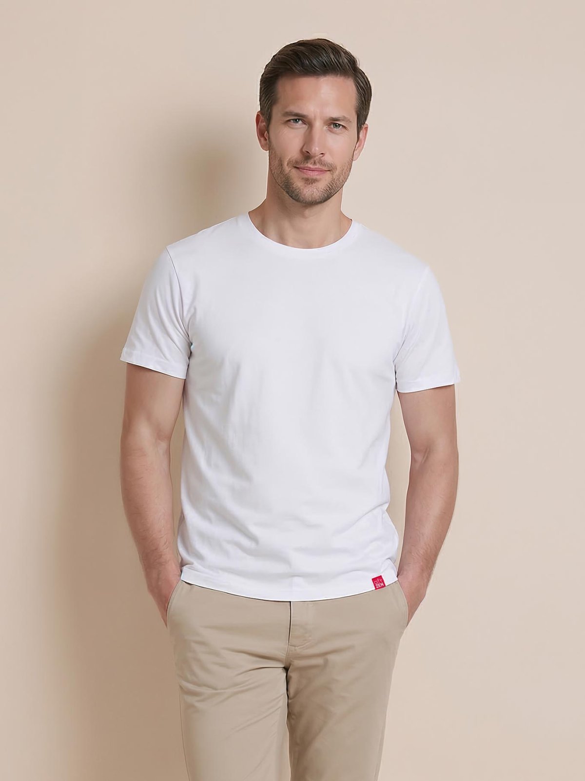 CityZen - AGEN Pánské tričko bílé 4XL