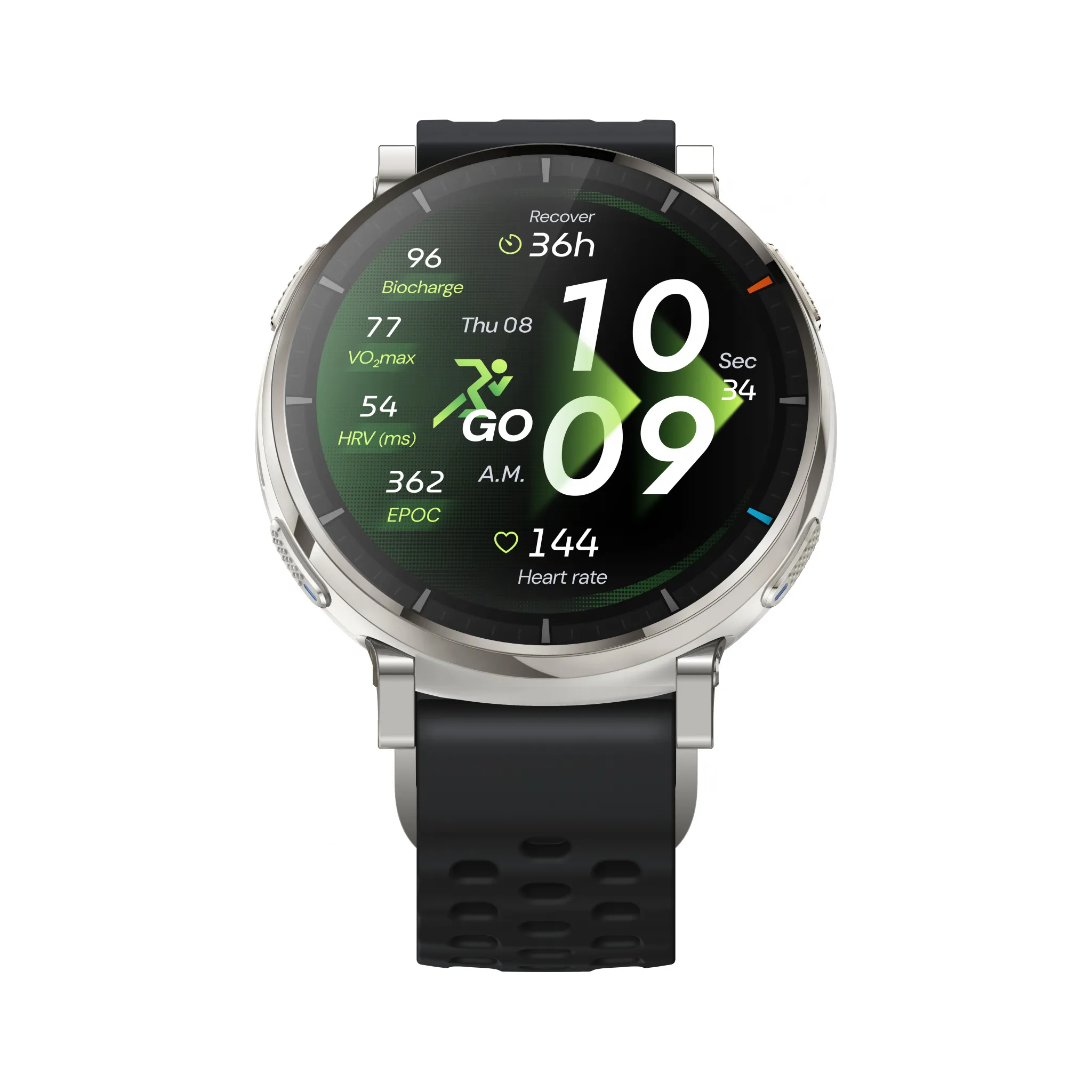 Fotografie 7 - Chytré hodinky Amazfit Active 3 Premium Apex Silver