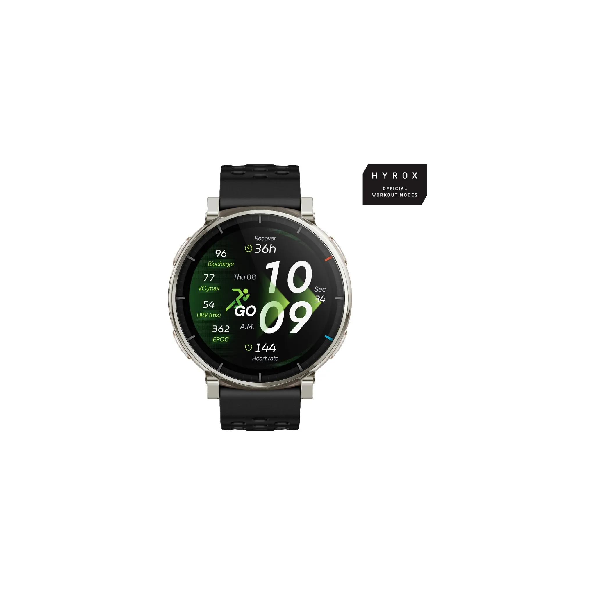 Fotografie 5 - Chytré hodinky Amazfit Active 3 Premium Apex Silver