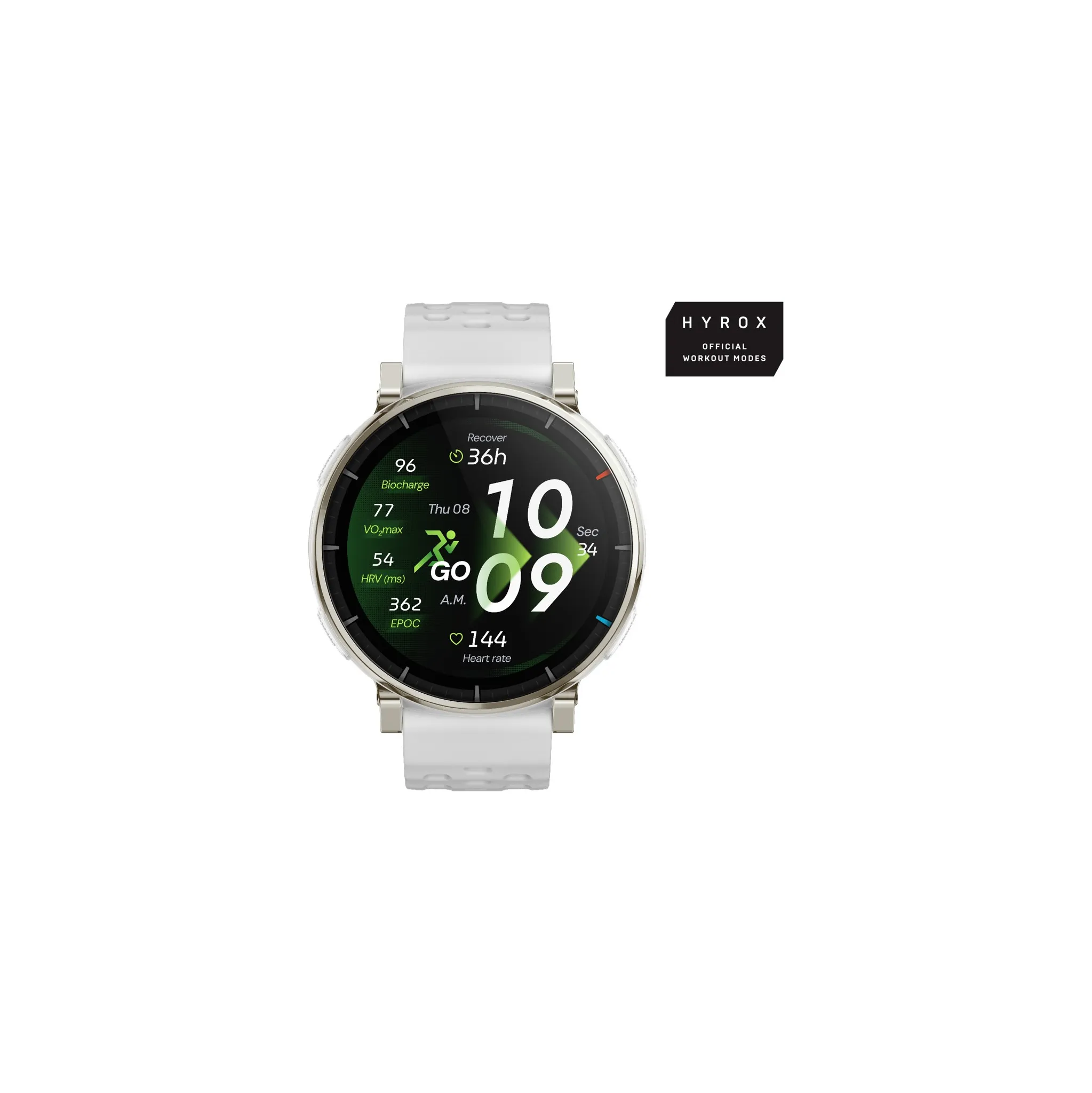 Fotografie 3 - Chytré hodinky Amazfit Active 3 Premium Aero White