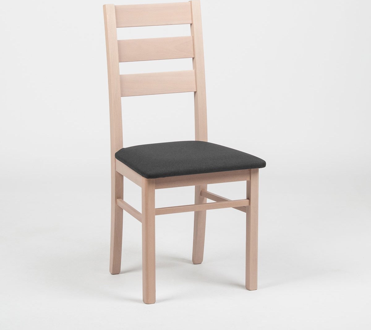 Stima Židle LORI II s čalouněným sedákem Odstín: Třešeň, Látky: LUX béžová 25