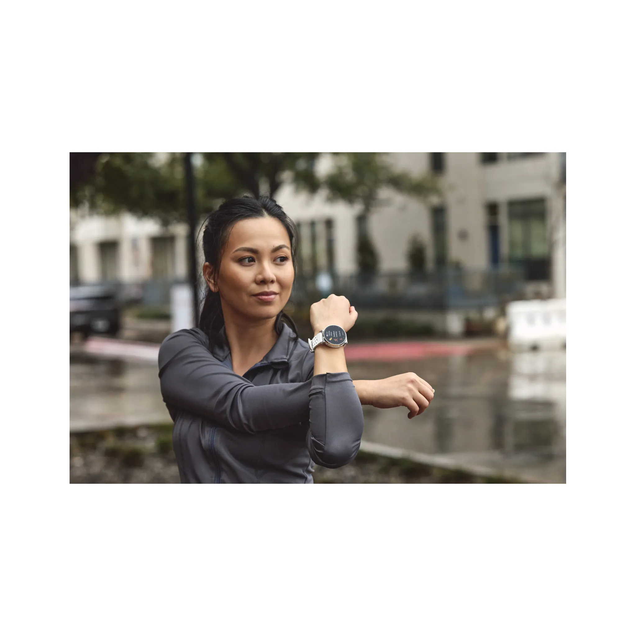 Fotografie 9 - Chytré hodinky Amazfit Active 3 Premium Aero White