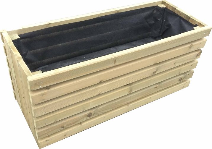 Dřevěný záhon modulový s geotextilií POSLEDNÍ KUSY ZA TUTO AKČNÍ CENU