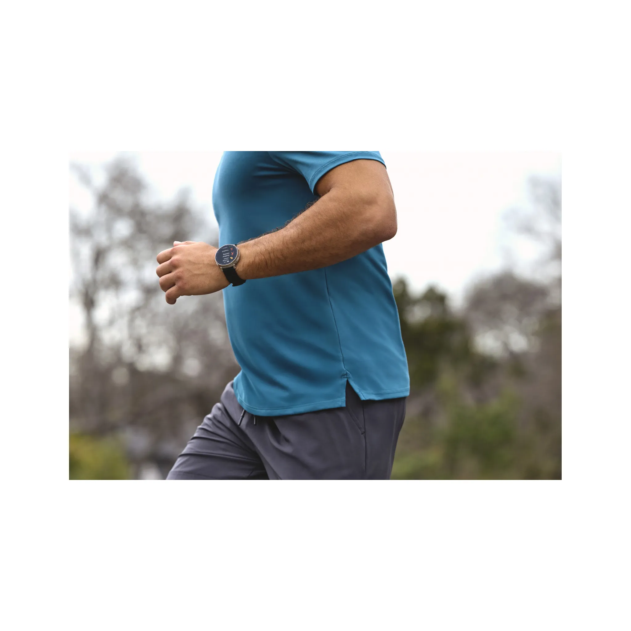 Fotografie 11 - Chytré hodinky Amazfit Active 3 Premium Apex Silver