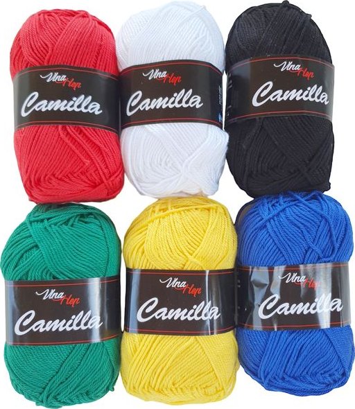 Příze Camilla, sada 2303 (6ks)