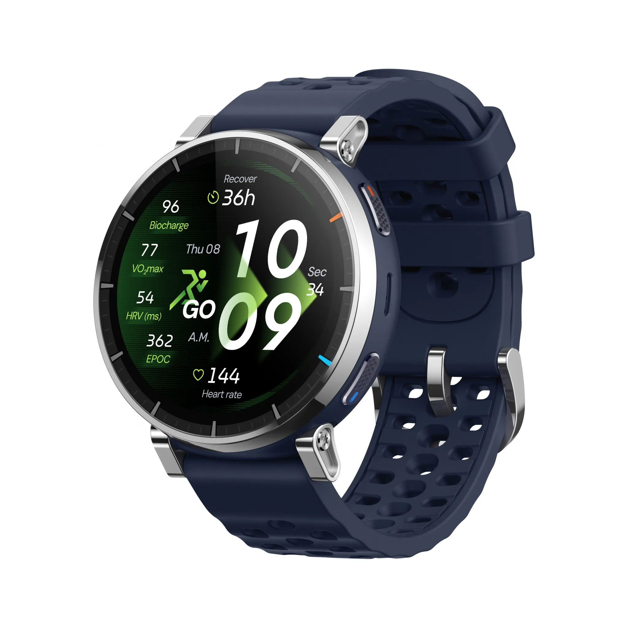 Fotografie 7 - Chytré hodinky Amazfit Active 3 Premium Atlas Blue