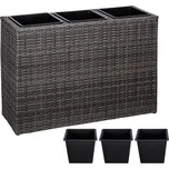 Obdélníkový květináč z umělého ratanu…