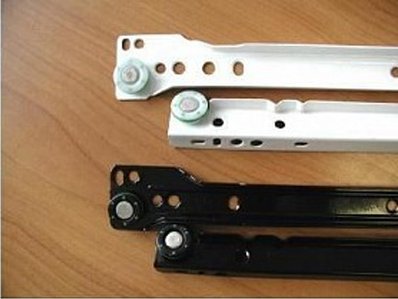 54005 zásuv.pojezd 400mm bílý (zásuv.pojezd 400mm bílý v provedení bílá pro funkční i dekorativní použití.)