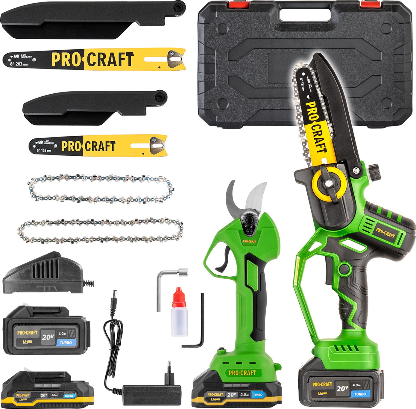 Sada aku ruční pilka PKA32Li a nůžky na větve ES25Li