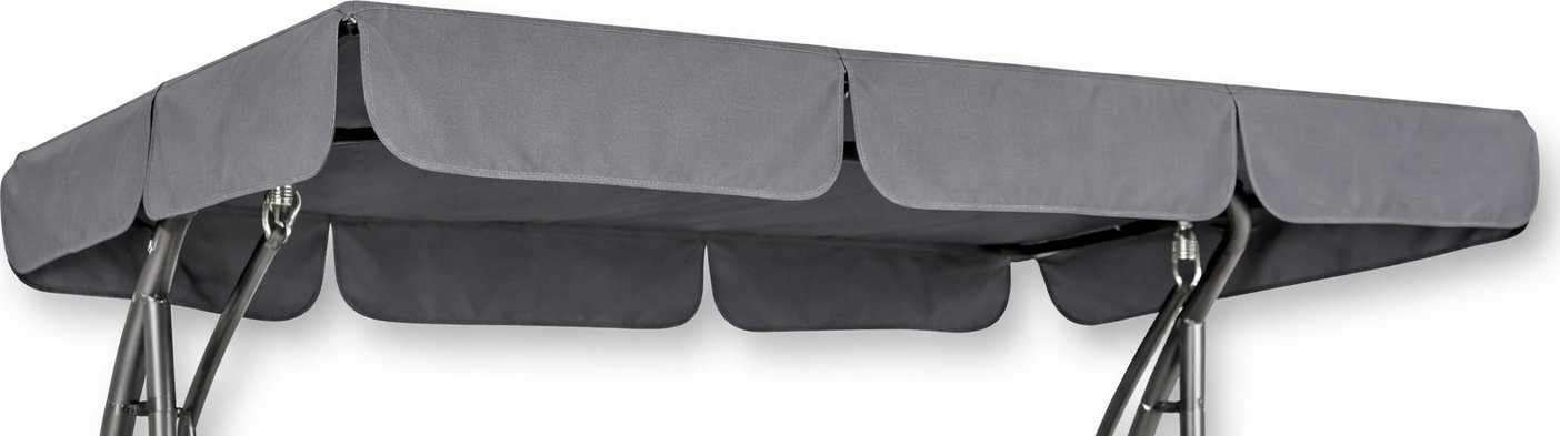 Nepromokavá stříška na zahradní houpačku MOUNTFIELD RIO 190x110 cm- světle šedá NA12789-80058