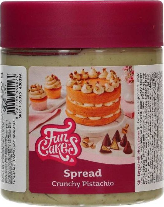 Pistáciová pasta 250g - FunCakes FunCakes
