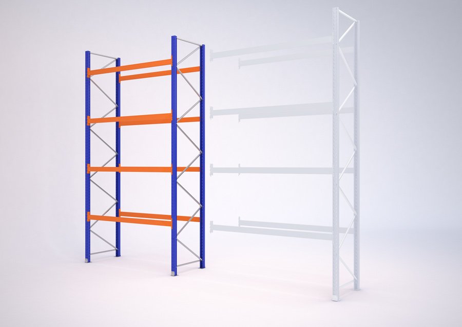 Paletový regál SL20 5256/2700/500 - základní pole