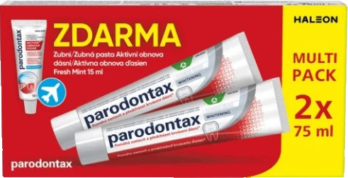 PARODONTAX Aktivní obnova dásní White DUO 2 x 75 ml