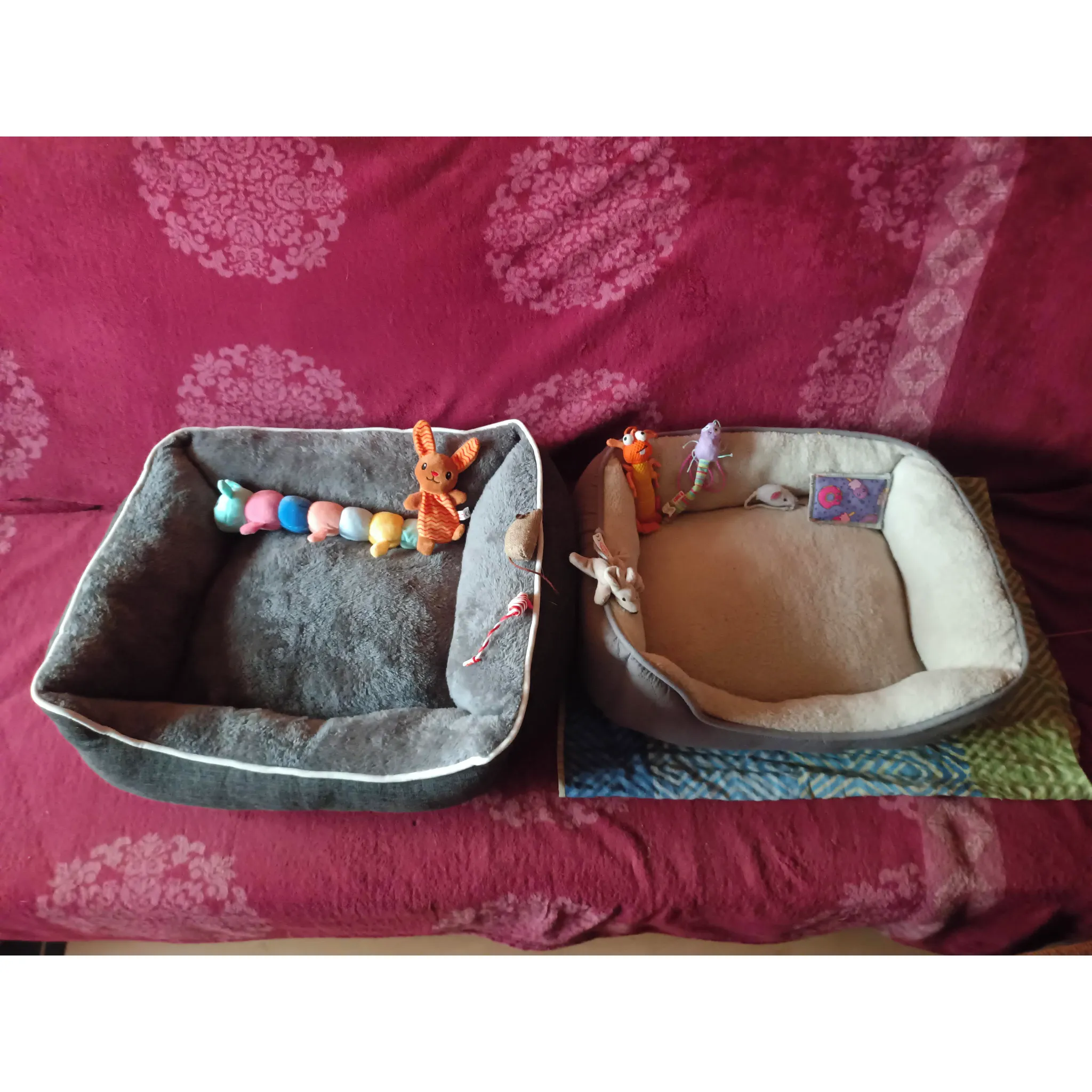 Fotografie 2 - Pelíšek pro psa Nobby Classic Arno 62 x 50 x 17 cm šedý