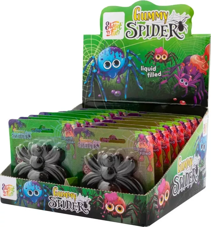 Gummy Spider - plněné želé pavouk 16 ks