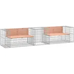 Zahradní lavice gabionový design…
