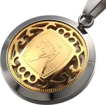 Přívěsek na řetízek na krk Gaira Zodiac Váhy - zlatý-stříbrný