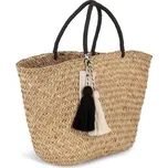 Nákupní košík z rostlinných vláken Kimood - béžová