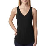 Tílko Bella Flowy V-neck Tank - černé, L