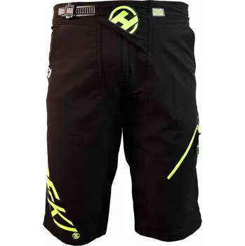 Cyklistické kalhoty Cyklokraťasy unisex Haven Ride-Ki Short - černé-zelené, S