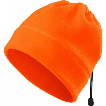 Kšiltovka Čepice Fleece unisex Malfini HV Practic - oranžová svítící