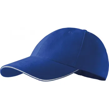Kšiltovka Čepice unisex Malfini Sandwich 6P - modrá