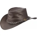 Klobouk kožený Scippis Kangaroo Softy - hnědý, M